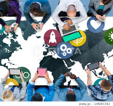Global Communications Social Networking Connection Concept Global Communications Social Networking Connection Concept 19685392