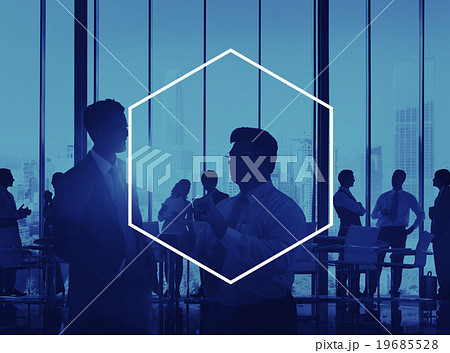 Hexagon Icon Frame Symbol Copy Space Concept Hexagon Icon Frame Symbol Copy Space Concept 19685528