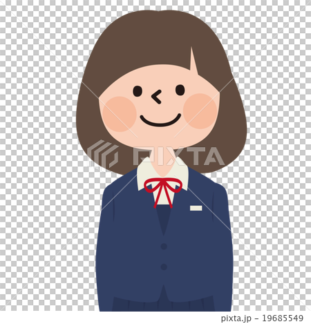 Female student _ Dark blue jacket Female student _ Dark blue jacket 19685549