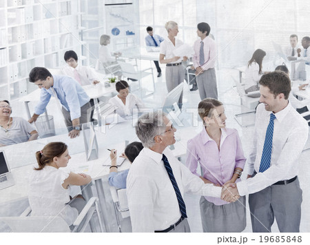 Business People Workplace Office Colleagues Corporate Concept 19685848