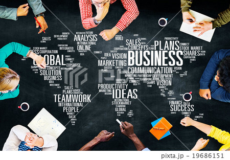 Global Business Opportunity Growth Organization Concept Global Business Opportunity Growth Organization Concept 19686151