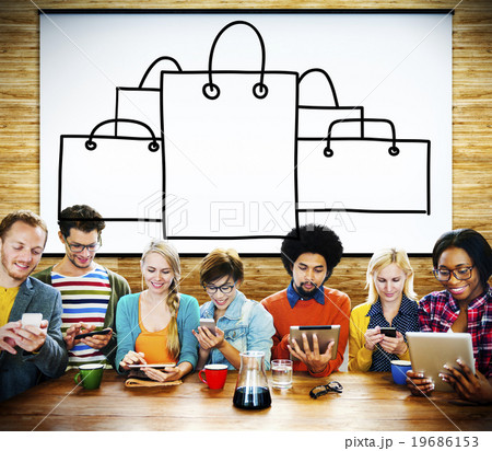 Shopping Bag Sale Capitalism Shopaholic Concept 19686153