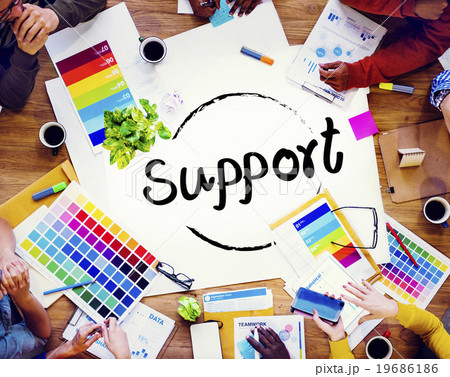 Support Service Help Assistance Guidance Concept 19686186