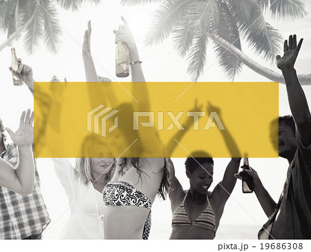 Summer Togetherness Friendship Vacation Bonding Concept 19686308