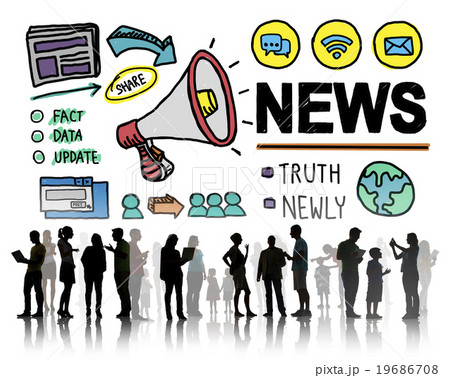 News Broadcast Information Media Publication Concept 19686708