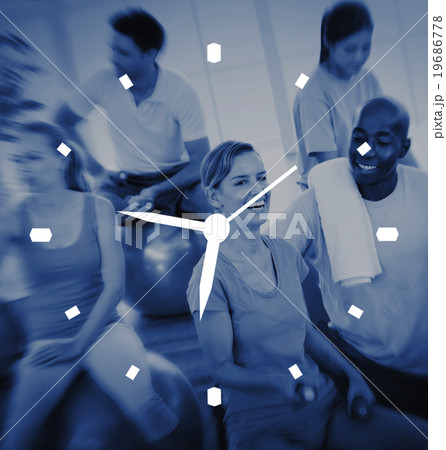 Time Management Clock Alarm Measure Concept 19686778