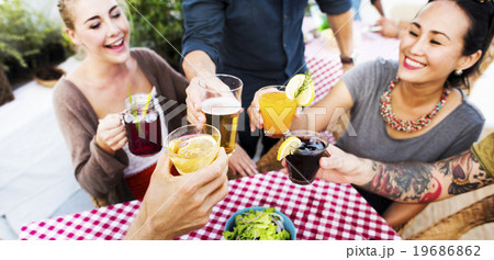 Dining Dinner Drinking Brunch Lifestyle Friendship Concept Dining Dinner Drinking Brunch Lifestyle Friendship Concept 19686862
