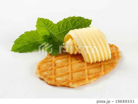 Butter waffle cookie 19689331