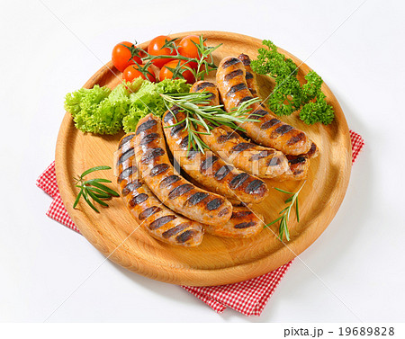 Grilled bratwursts Grilled bratwursts 19689828