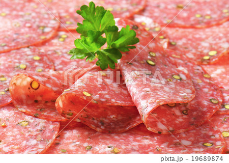 Green pepper salami Green pepper salami 19689874