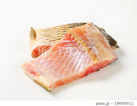 Raw carp fillets Raw carp fillets 19690012
