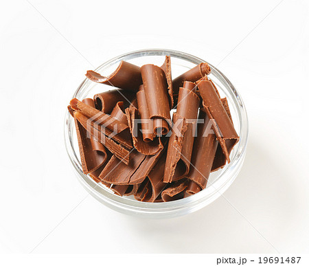 Chocolate curls Chocolate curls 19691487