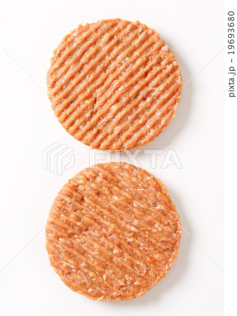 Raw burger patties Raw burger patties 19693680