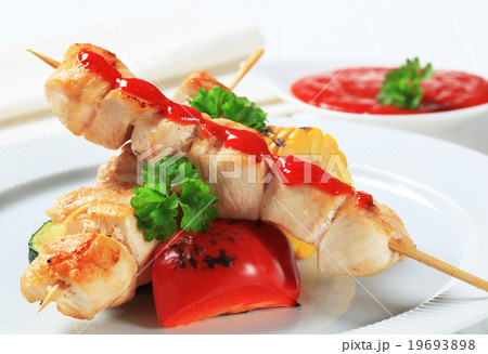 Chicken skewers Chicken skewers 19693898