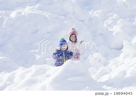 雪遊び 子ども 雪遊び 子ども 19694045