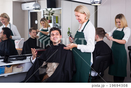 Hairdresser at the work. 19694308