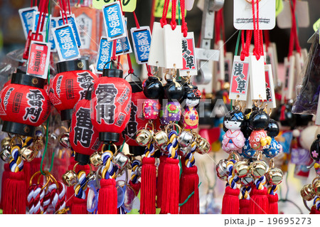 Souvenir at asakusa market  at Temple, Tokyo Japan 19695273
