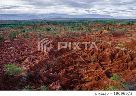 Overview Red sand stone formation of Tatacoa Overview Red sand stone formation of Tatacoa 19696972