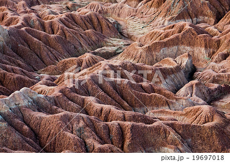 Drought red orange sand stone rock formation in Drought red orange sand stone rock formation in 19697018