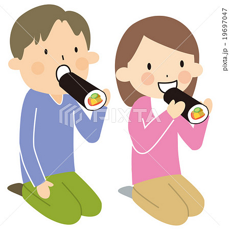 恵方巻き 恵方巻き 19697047