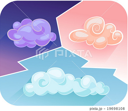 Cartoon clouds 2 19698108