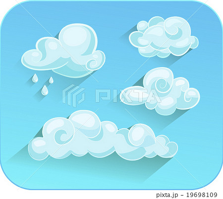Cartoon clouds. 19698109