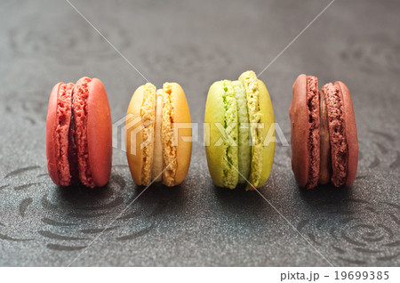 assortment of french colorful macarons assortment of french colorful macarons 19699385