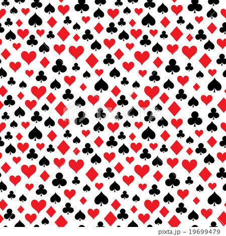 Card suits seamless pattern 19699479