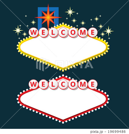 Welcome sign design elements Welcome sign design elements 19699486