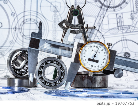 Technical drawing and tools 19707752