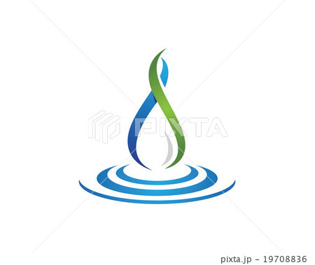 Water Wave Icon Logo Template 19708836