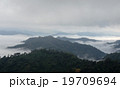 Sea of mist on the mountain. blur background 19709694