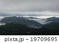 Sea of mist on the mountain. blur background 19709695