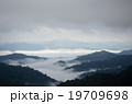 Sea of mist on the mountain. blur background 19709698