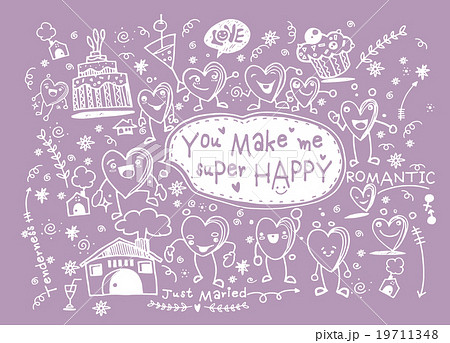 Valentine doodle set ,hand draw love element Valentine doodle set ,hand draw love element 19711348