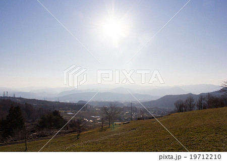 真田氏本城跡から見下ろす真田の風景 19712210