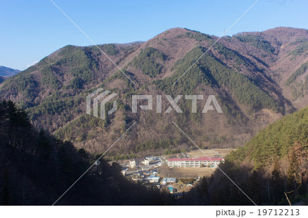 真田氏本城跡から見下ろす真田の風景 真田氏本城跡から見下ろす真田の風景 19712213