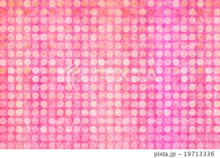 バレンタイン 水玉 ピンク 背景 のイラスト素材