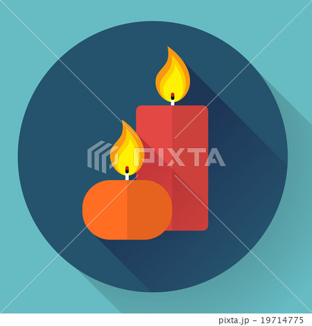Candle icon - Vector 19714775