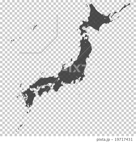 Japan map dot carbon 19717431