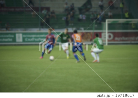 Blurred athletes Thailand national football team 19719617