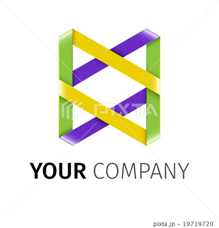 Abstract colored vector logotype Abstract colored vector logotype 19719720