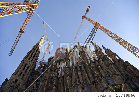 Sagrada Familia by Antoni Gaudi in Barcelona Spain Sagrada Familia by Antoni Gaudi in Barcelona Spain 19719966