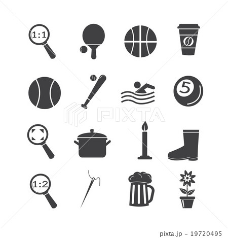 Set of web icons for website and communication 19720495