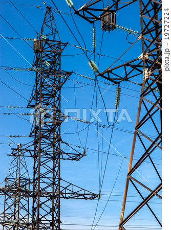 Electricity pylons Electricity pylons 19727224