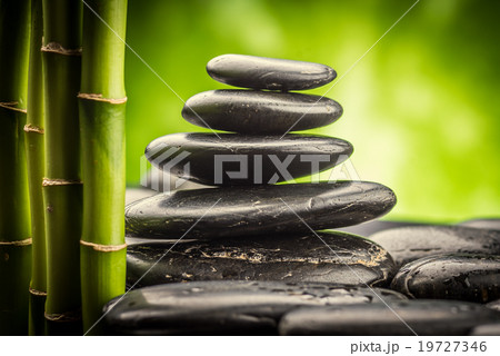 zen basalt stones and bamboo zen basalt stones and bamboo 19727346