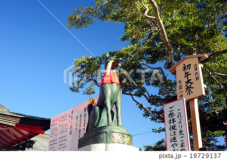 伏見稲荷大社の狛狐 19729137