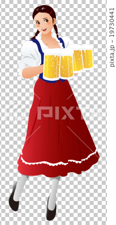 Beer garden female companion 2 19730441