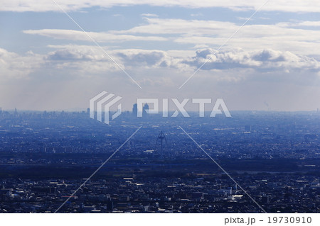 金華山より臨む名古屋市街 19730910