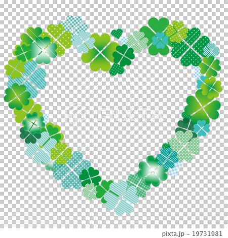 Four leaf clover frame - Stock Illustration [19731981] - PIXTA